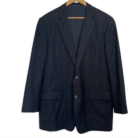 Brooks Brothers Other - Brooks Brother's Men's Italian Wool Navy Blue Suit Coat Jacket. Size 45R